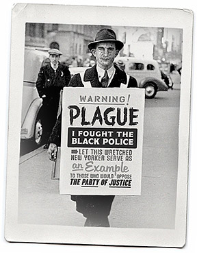 Plague victim